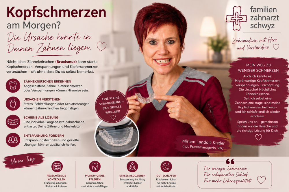 Kopfschmerzen am Morgen? Die Ursache könnte in Deinen Zähnen liegen?