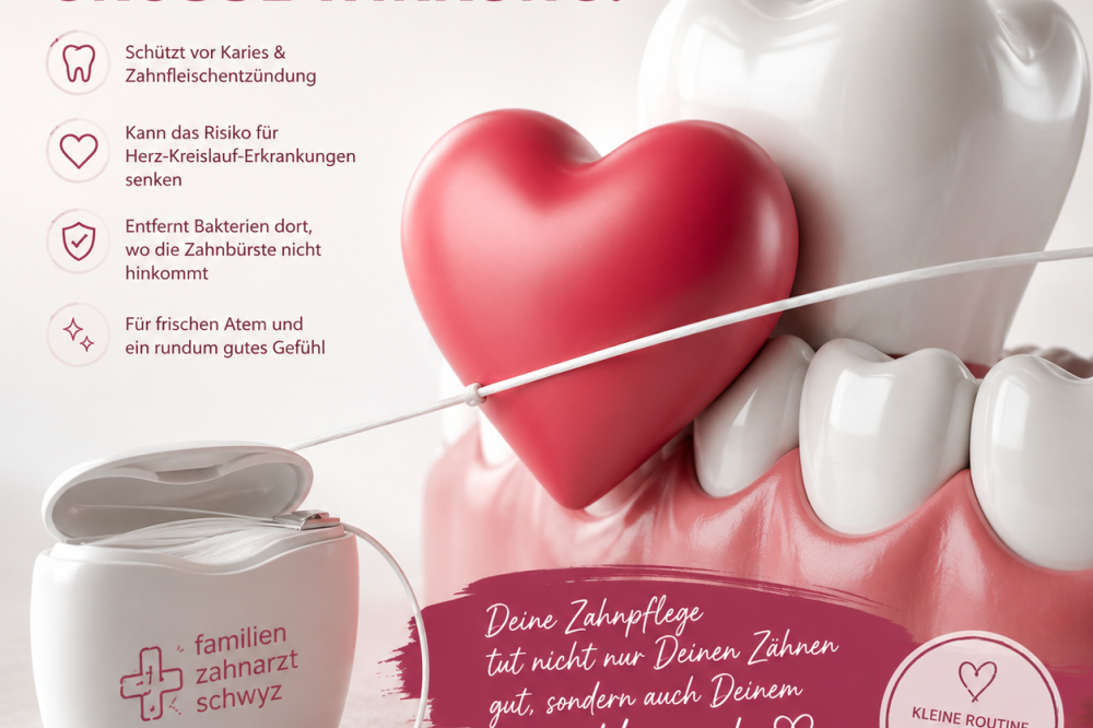 Zahnseide – der kleine Faden mit der grosser Wirkung!